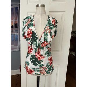 Cheeky brand wrap style floral top Fits S/M